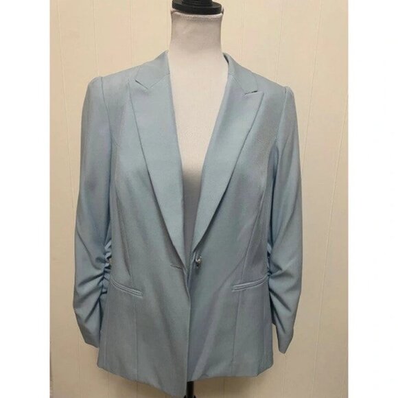 Size 14 - JM Studio by John Meyer blue suit jacket - Picture 1 of 3